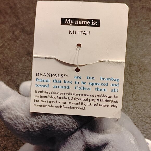 1997 KellyToy Beanpals Elephant Plush - Picture 5 of 6